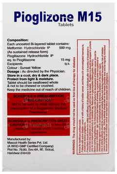 Pioglizone M15 Tablet 10 Pioglizone M15 Tablet 10