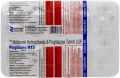 Pioglizone M15 Tablet 10 Pioglizone M15 Tablet 10
