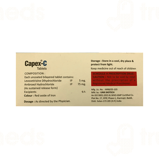 Capex C 75/5 MG Tablet Sr 10