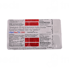 Glipti Next M 1000 Tablet 10 Glipti Next M 1000 Tablet 10