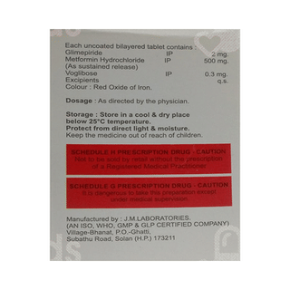 Conivog MG 2/500/0.3 MG Tablet Sr 10