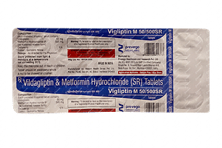 Vigliptin M 50/500 Tablet Sr 15