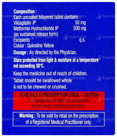 Vigliptin M 50/500sr Tablet 15