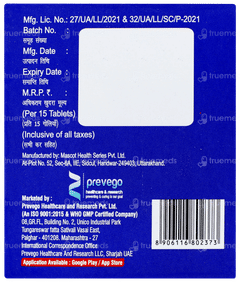 Vigliptin M 50/500sr Tablet 15