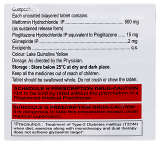 Triglimisave 2 Tablet 15