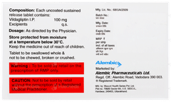 Glipy Od 100 Sr Tablet 15 Glipy Od 100 Sr Tablet 15