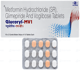 Glucoryl Mv1 Tablet 15