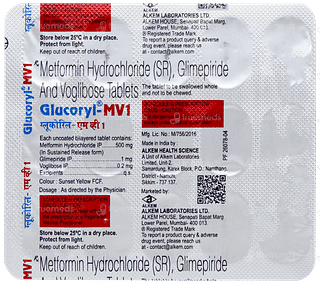 Glucoryl Mv1 Tablet 15