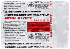 Gepride M 4 Forte Tablet Sr 10