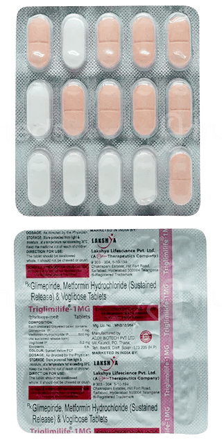 Triglimilife 1Mg Tablet 15