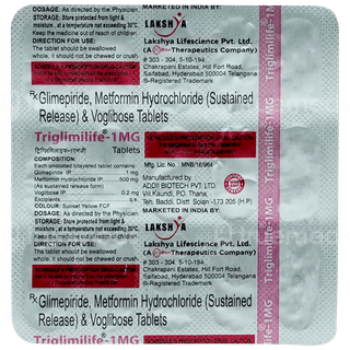 Triglimilife 1Mg Tablet 15