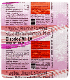 Diapride M1 Lv Tablet 15