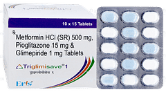 Triglimisave 1 Tablet 15