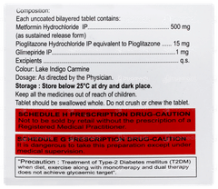 Triglimisave 1 Tablet 15