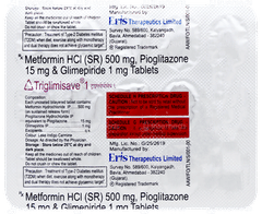 Triglimisave 1 Tablet 15