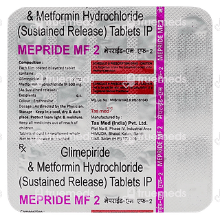 Mepride Mf 2/500 MG Tablet Sr 15