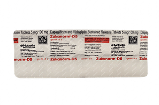 Zukanorm D 5/100 MG Tablet Sr 10