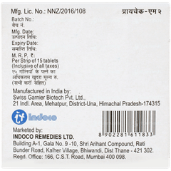 Prichek M 2 Tablet 15 Prichek M 2 Tablet 15
