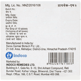 Prichek M 2 Tablet 15