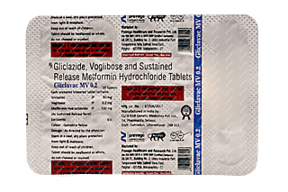 Gliclavac Mv 0.2/80/500 MG Tablet Sr 10