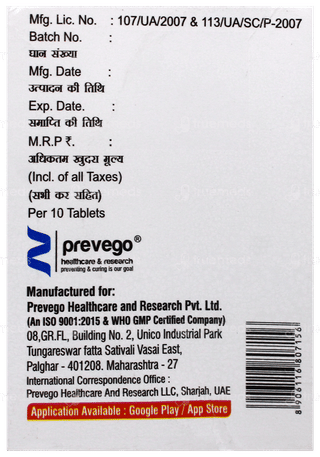 Gliclavac Mv 0.2 Tablet 10