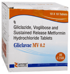 Gliclavac Mv 0.2 Tablet 10