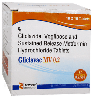 Gliclavac Mv 0.2 Tablet 10