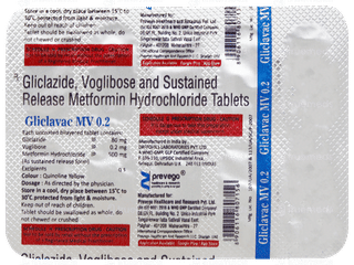 Gliclavac Mv 0.2 Tablet 10