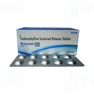Bromucas 200 MG Tablet Sr 10