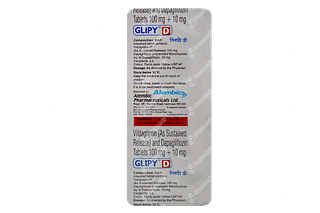 Glipy D 10/100 MG Tablet Sr 10