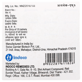 Prichek M 1 Tablet 15