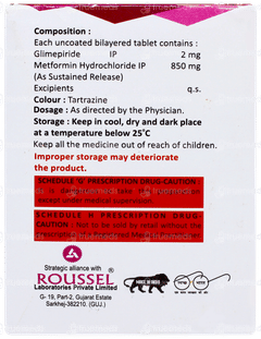 Glimip Mf2 850sr Tablet 10