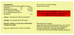 Cidinitab M50 Tablet 10 Cidinitab M50 Tablet 10