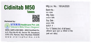 Cidinitab M50 Tablet 10