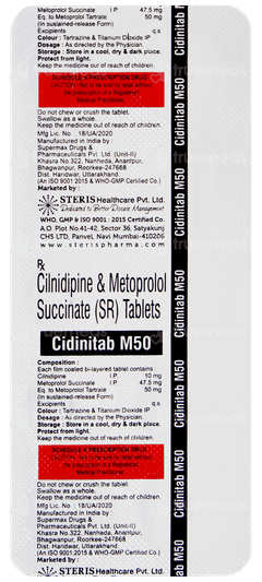 Cidinitab M50 Tablet 10 Cidinitab M50 Tablet 10