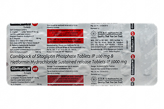 Glisitaptin M Kit 100/1000 MG Tablet 14