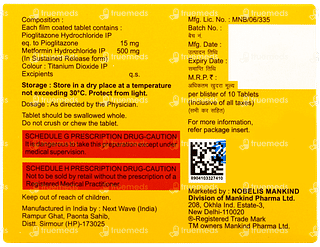 Piohope M 15 Tablet 10