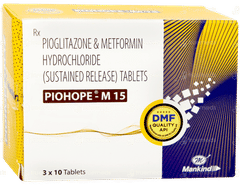 Piohope M 15 Tablet 10 Piohope M 15 Tablet 10