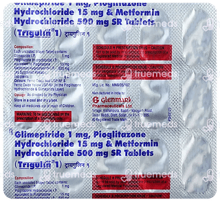 Trigulin 1/15/500 MG Tablet Sr 15