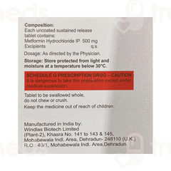 Ismet Sr 500 Tablet 15