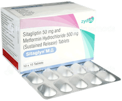 Sitaglyn M 50/500 Tablet Sr 10