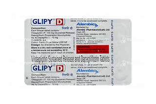 Glipy D 10/100 MG Tablet Sr 15