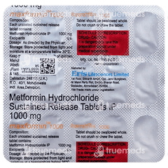 Maxformin 1000 Tablet 15 Maxformin 1000 Tablet 15