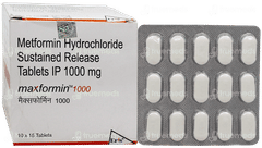 Maxformin 1000 Tablet 15