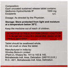 Maxformin 1000 Tablet 15
