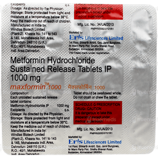 Maxformin 1000 Tablet 15