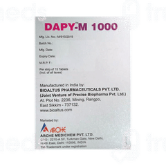 Dapy M 1000 Tablet 15 Dapy M 1000 Tablet 15