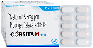 Corsita M 50/500 Tablet Pr 10
