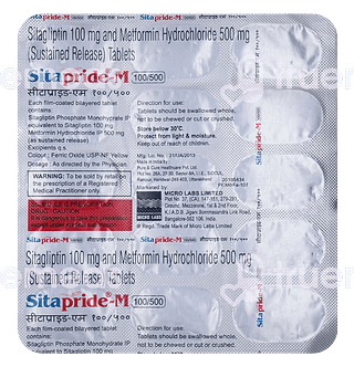 Sitapride M 100/500 MG Tablet Sr 15