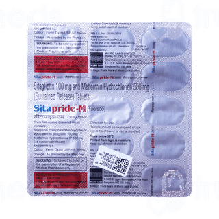 Sitapride M 100/500 Tablet Sr 15